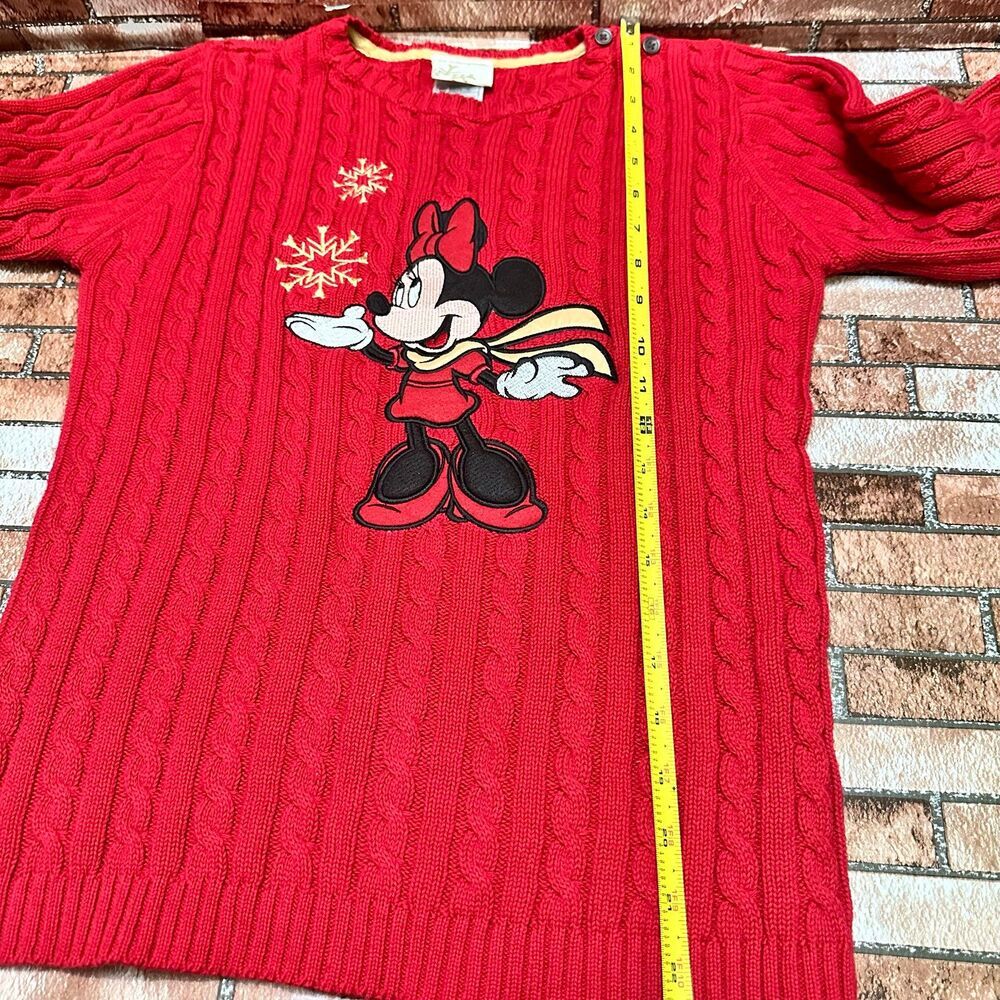 Disney Store Minnie Mouse cable knit Sweater XS - Picture 11 of 12